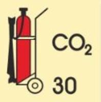 Передвижной огнетушитель CO2 30